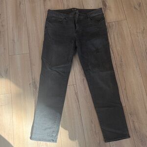 Express Men's Dark Gray Straight Jeans